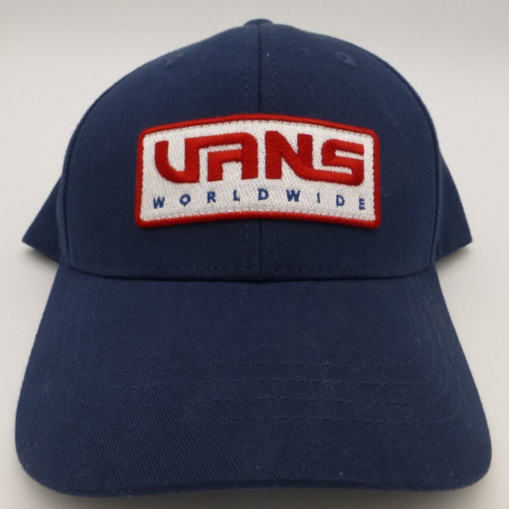 Vans Worldwide Structured Jockey Hat Snapback Patch Hat